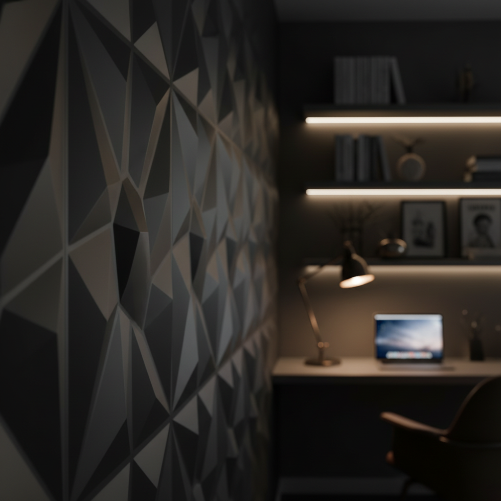 3D PVC Wall Panels – Texture Detail