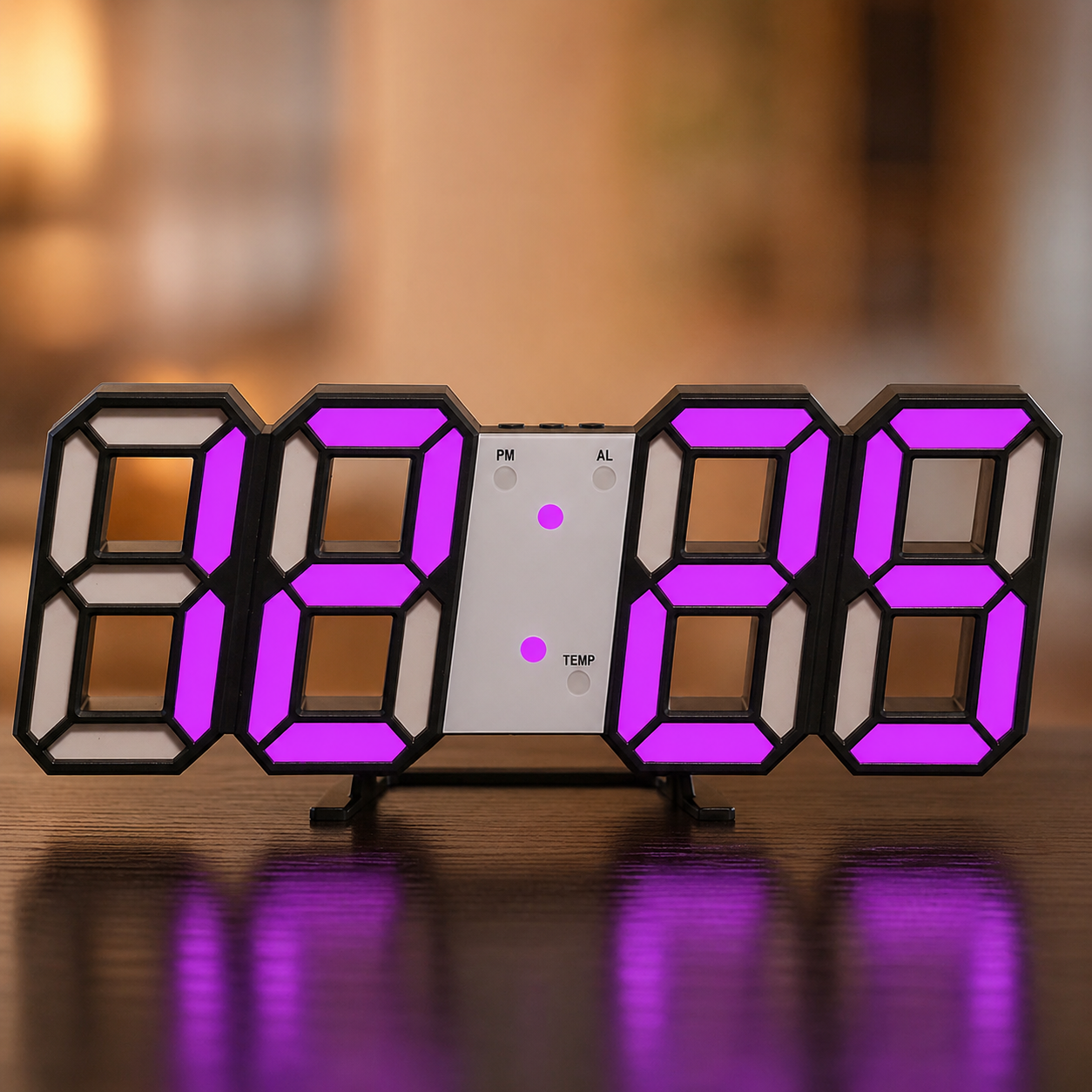 3D Digital Wall Clock