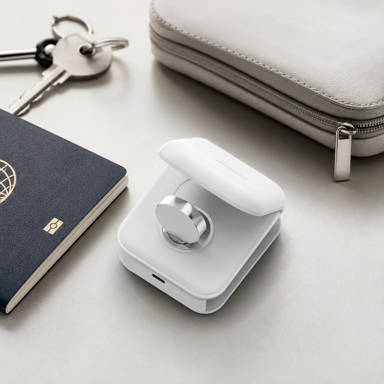 Foldable 2-in-1 Magnetic Wireless Charging Pad – 15W Fast Charging