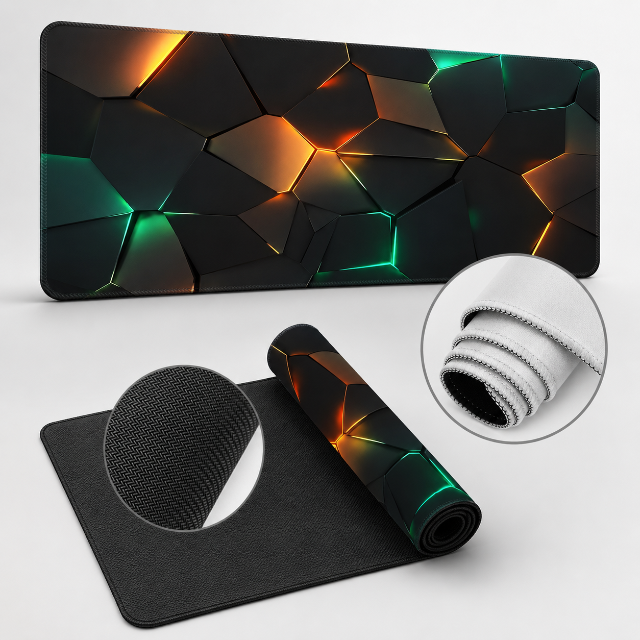 Abstract Mouse Pad – Stylish Desk Mat for Office & Gaming Setups