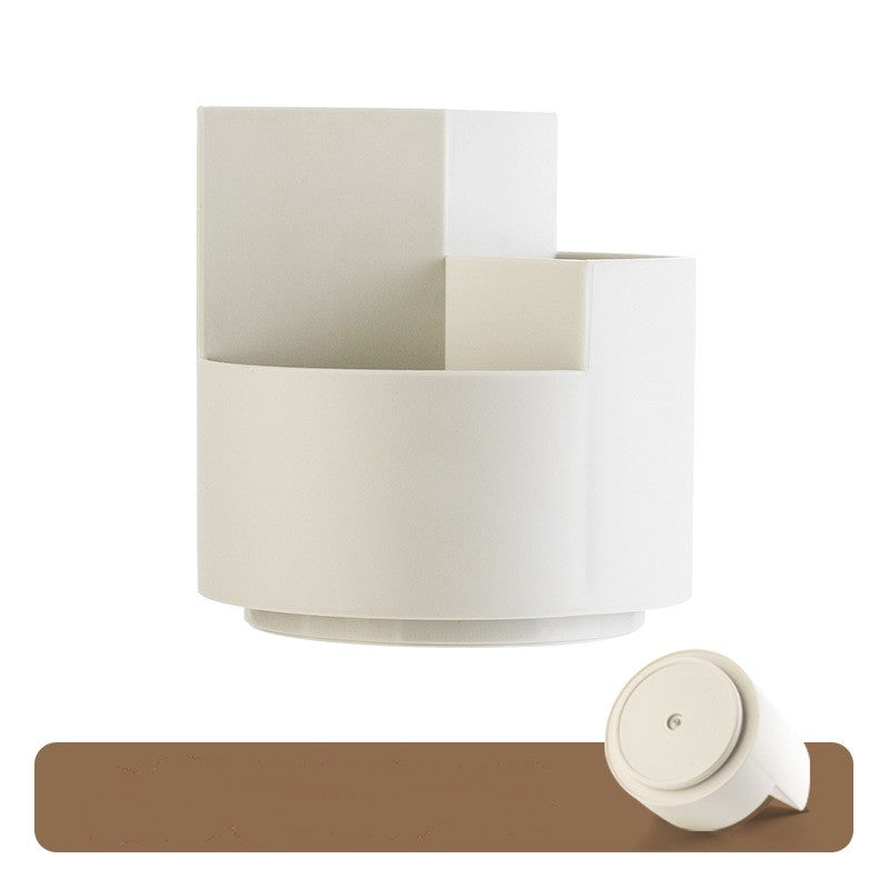 Rotating Desktop Pencil Holder | Multi-Compartment Desk Organizer