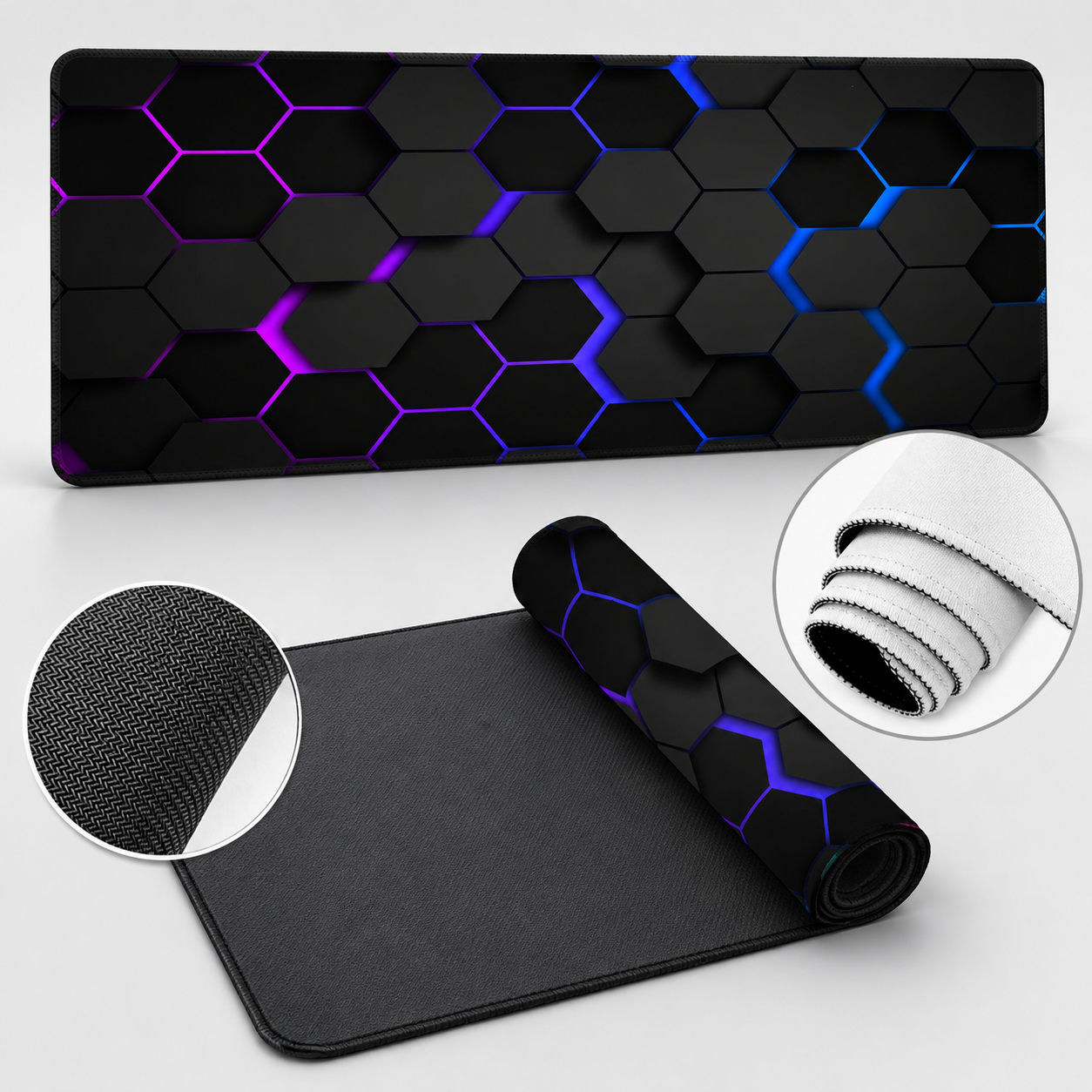 Abstract Mouse Pad – Stylish Desk Mat for Office & Gaming Setups