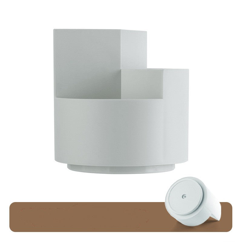 Rotating Desktop Pencil Holder | Multi-Compartment Desk Organizer