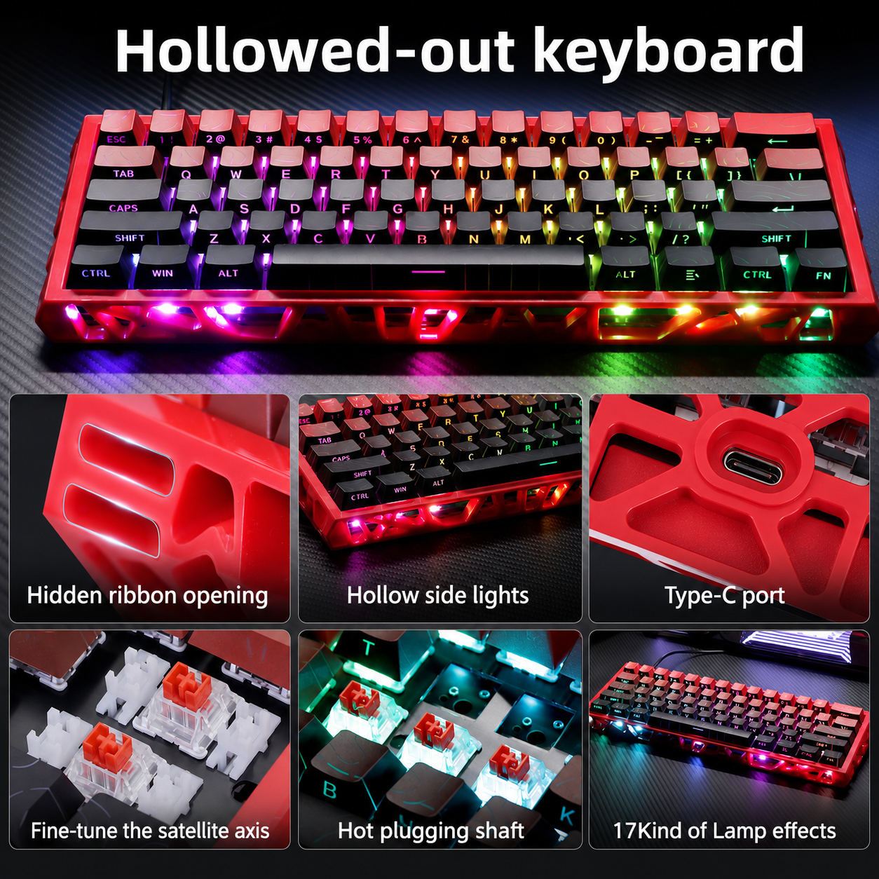 NC61 Magnetic Switch RGB Mechanical Gaming Keyboard