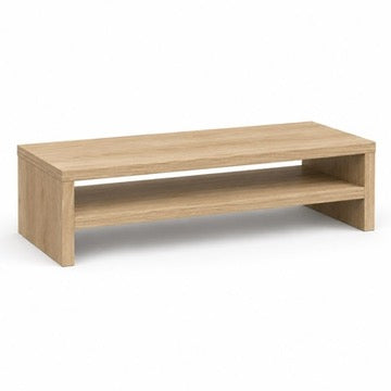 Wood Monitor Stand Riser | Desktop Organizer for Monitor & Laptop