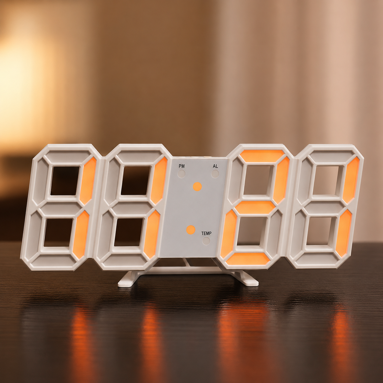 3D Digital Wall Clock