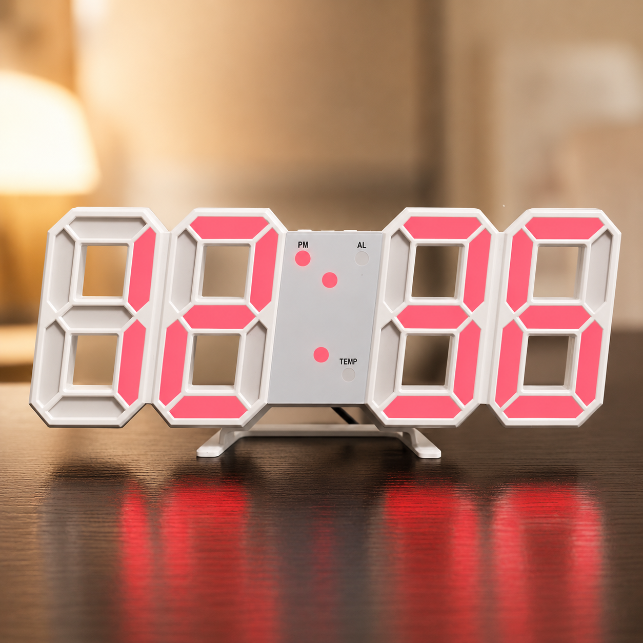 3D Digital Wall Clock