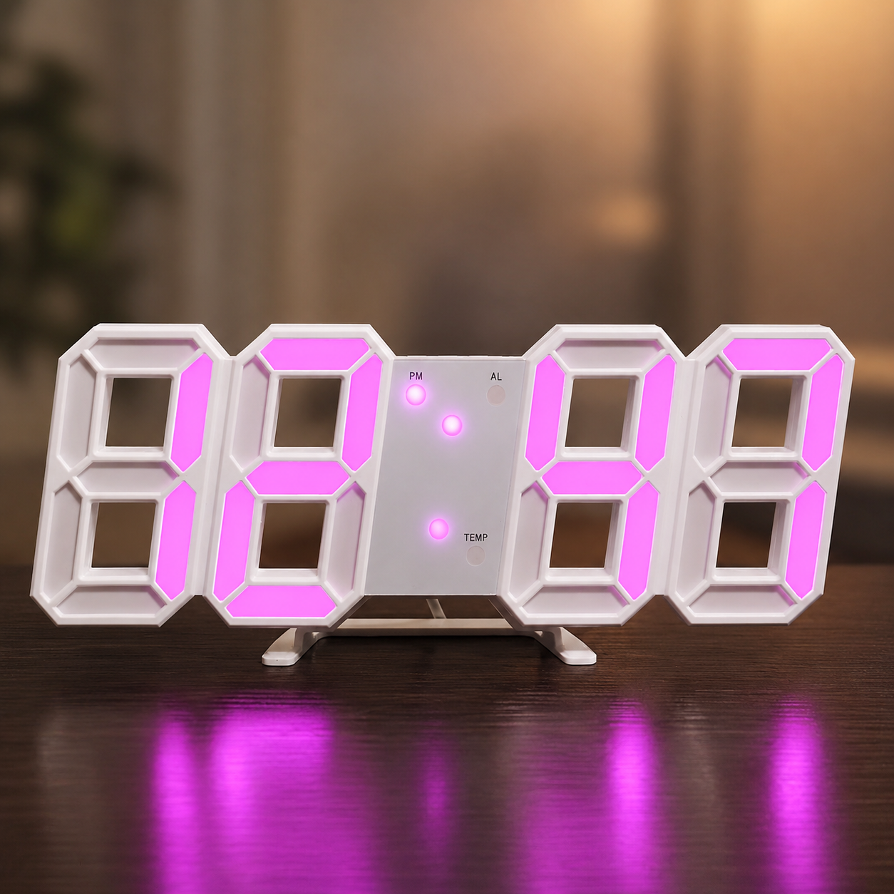 3D Digital Wall Clock