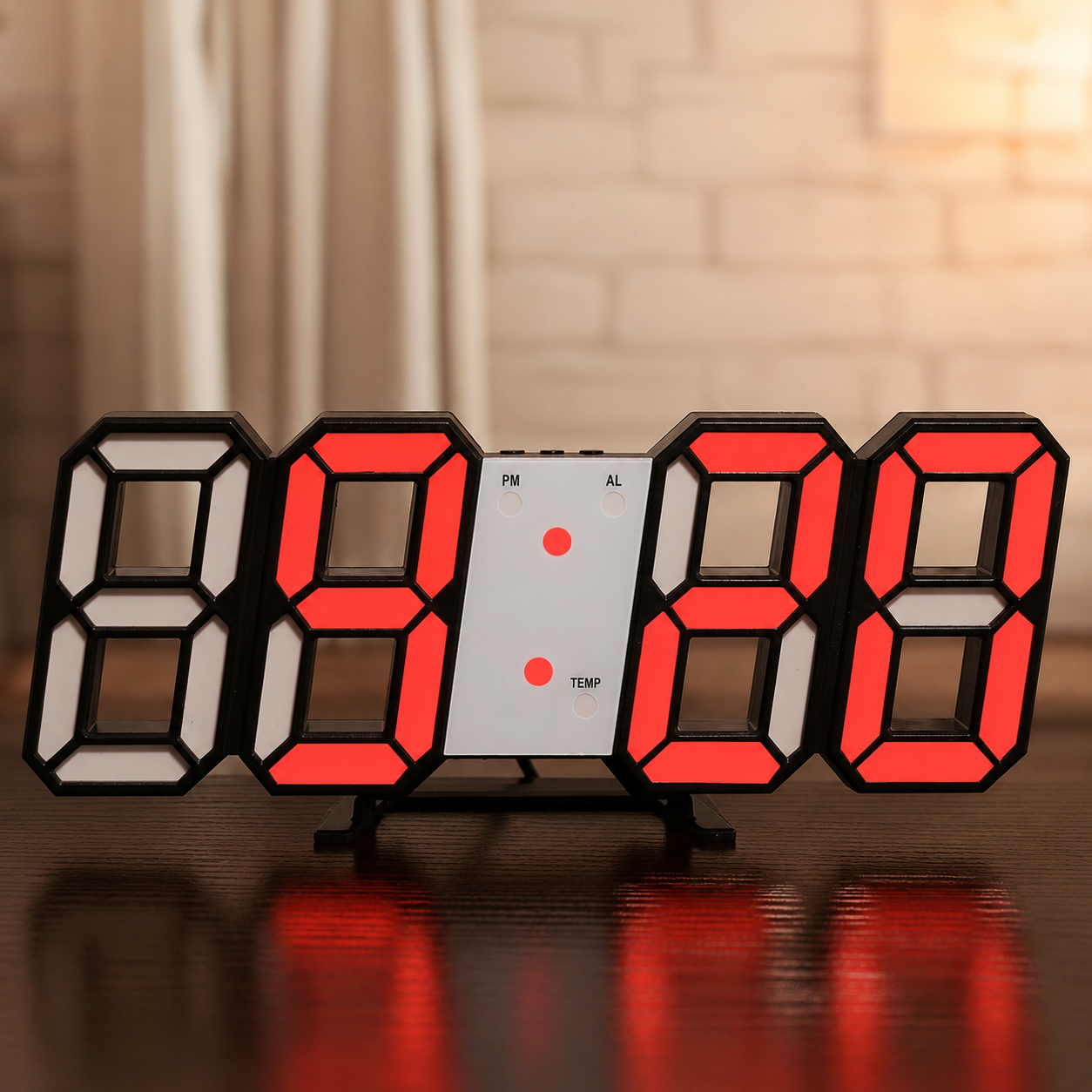 3D Digital Wall Clock