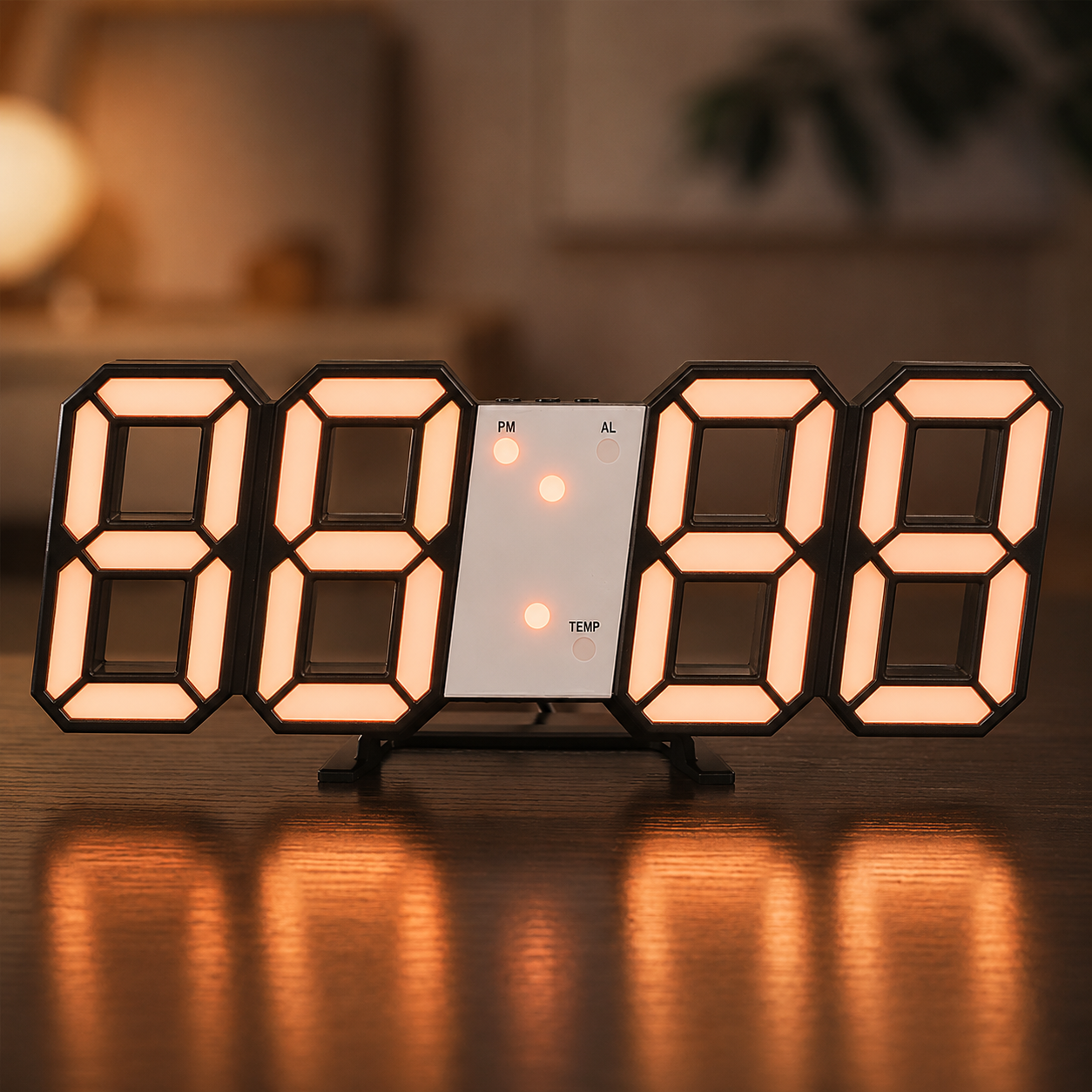 3D Digital Wall Clock