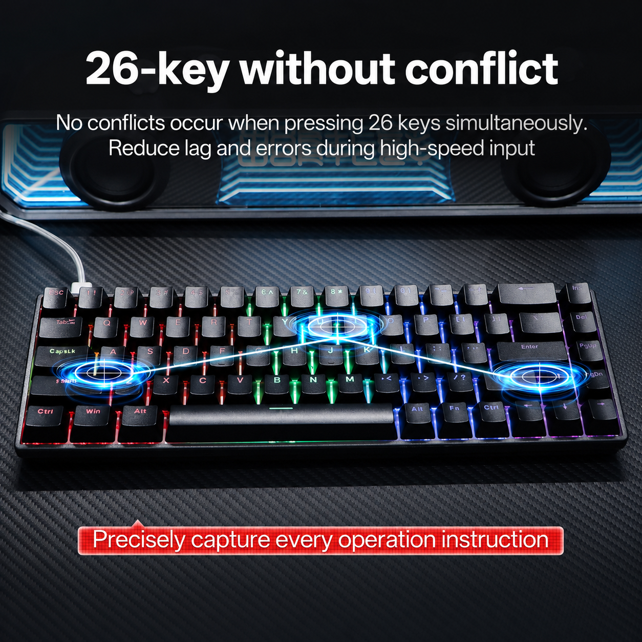 KL61 Compact RGB Mechanical Gaming Keyboard