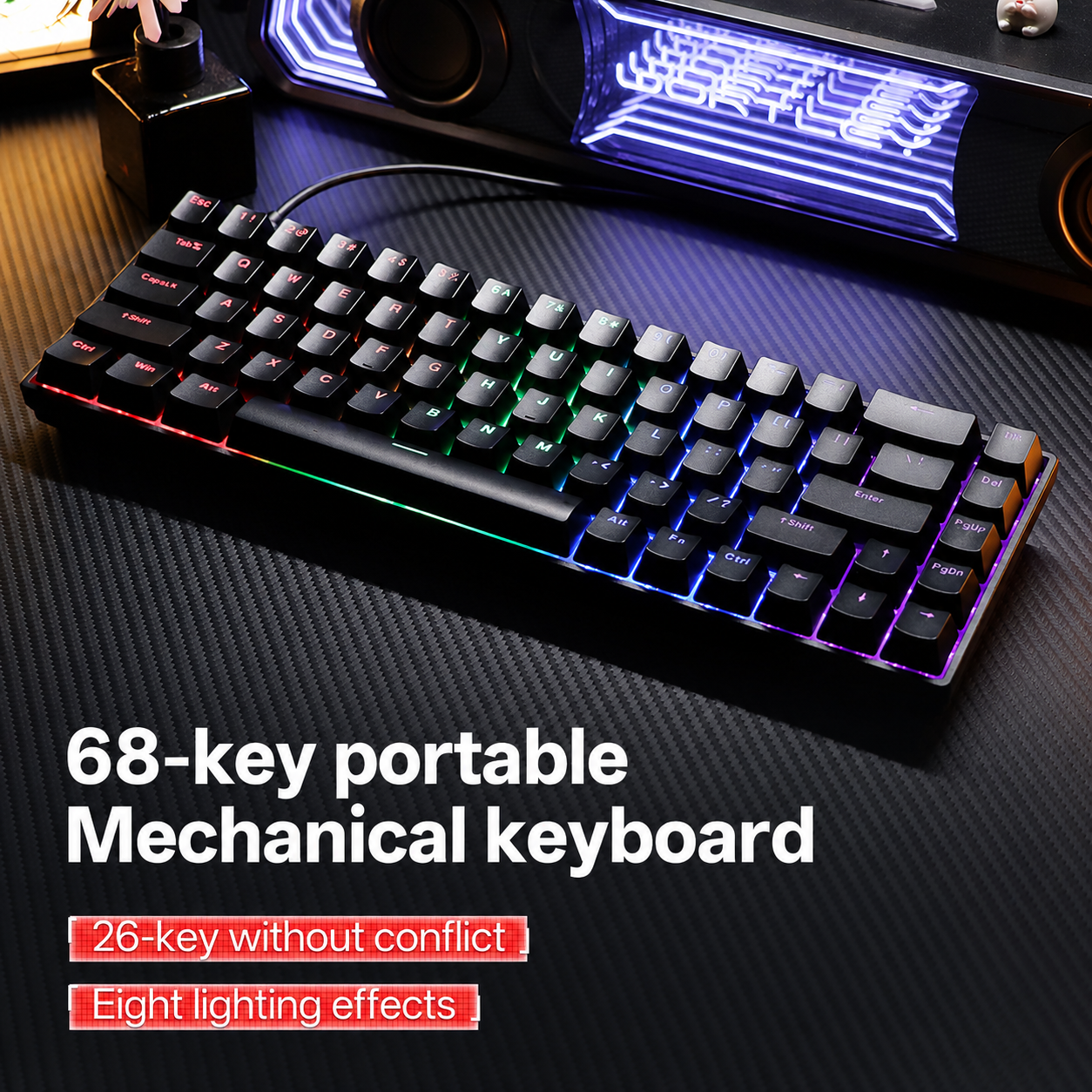KL61 Compact RGB Mechanical Gaming Keyboard