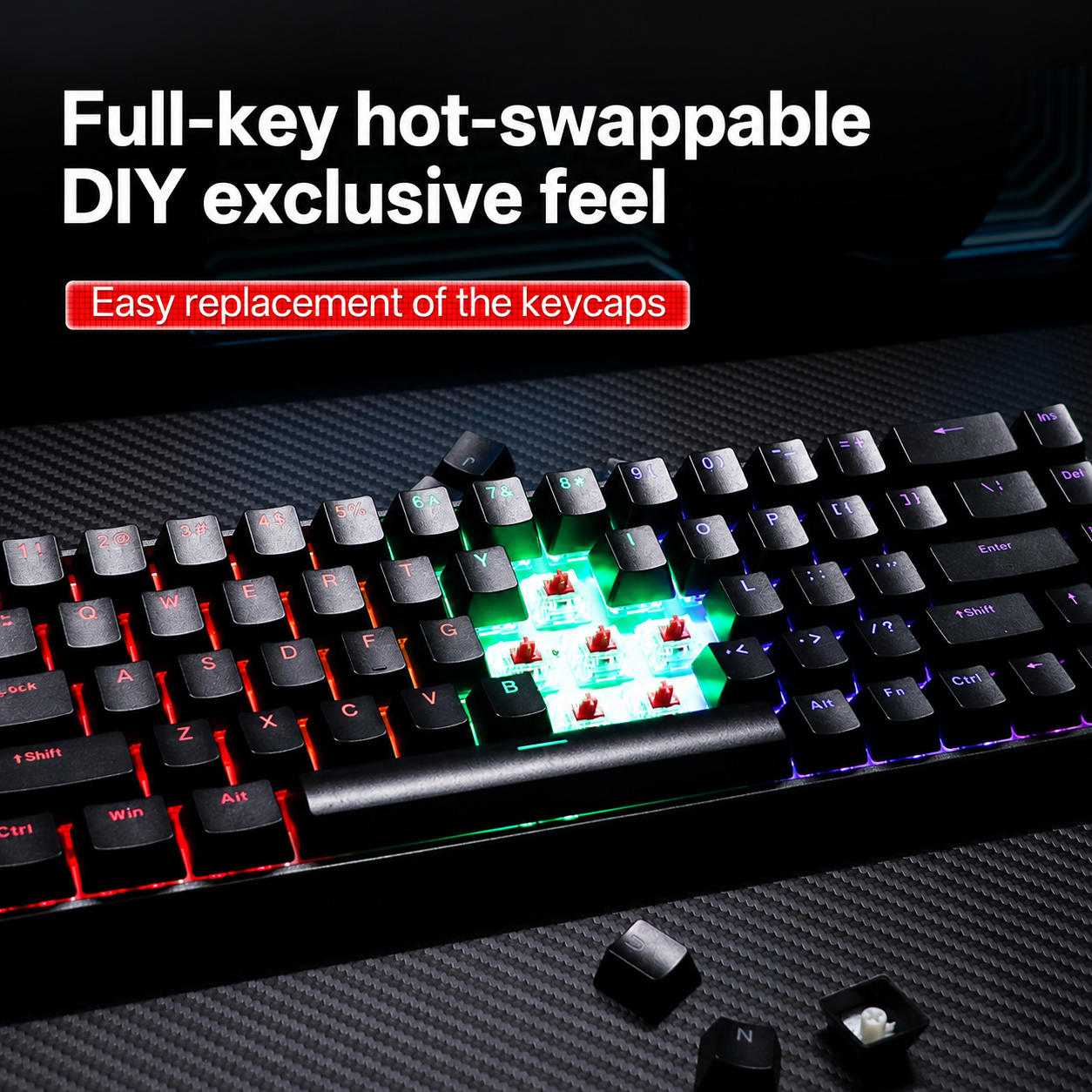 KL61 Compact RGB Mechanical Gaming Keyboard