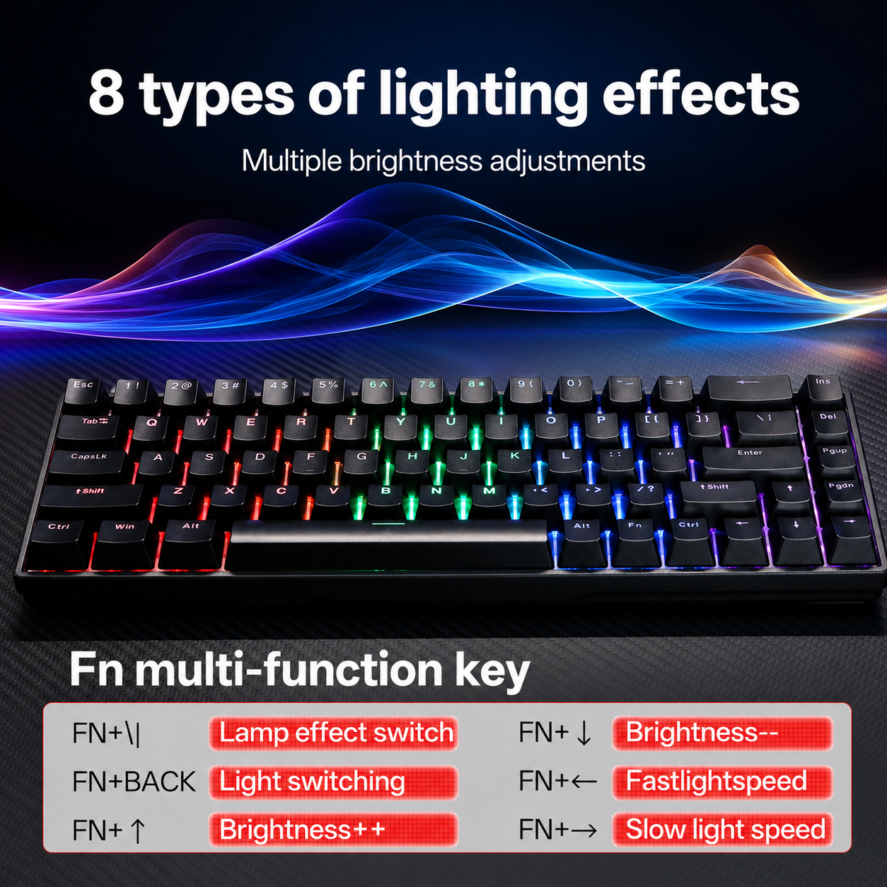 KL61 Compact RGB Mechanical Gaming Keyboard