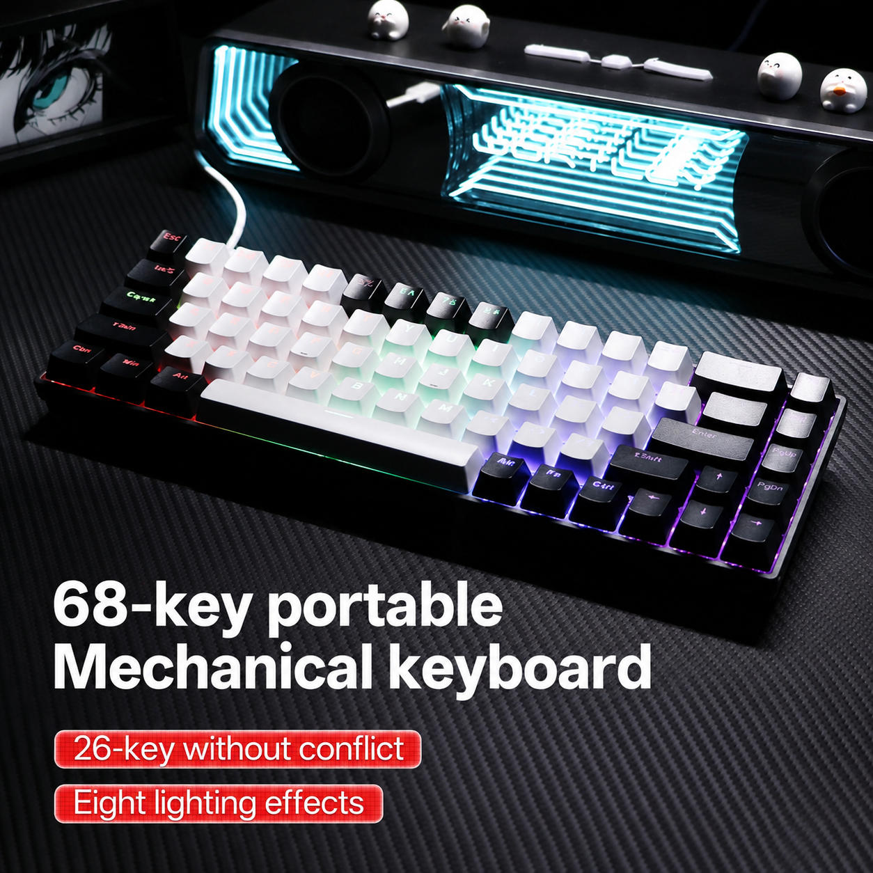 KL61 Compact RGB Mechanical Gaming Keyboard