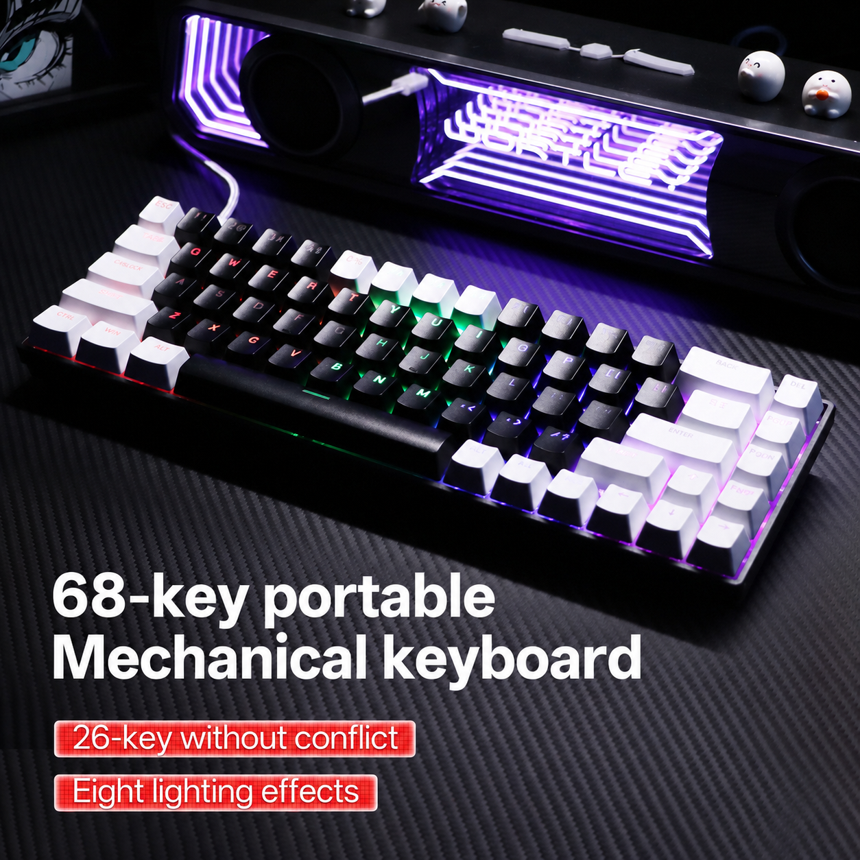 KL61 Compact RGB Mechanical Gaming Keyboard