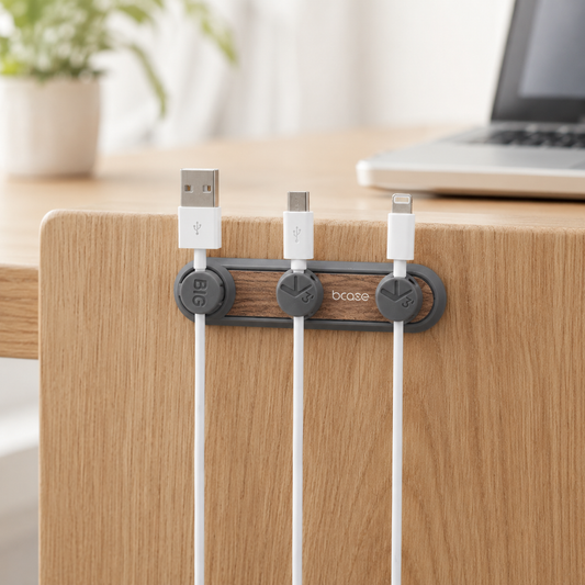 Magnetic Cable Organizer Clips – Desktop Cord Holders