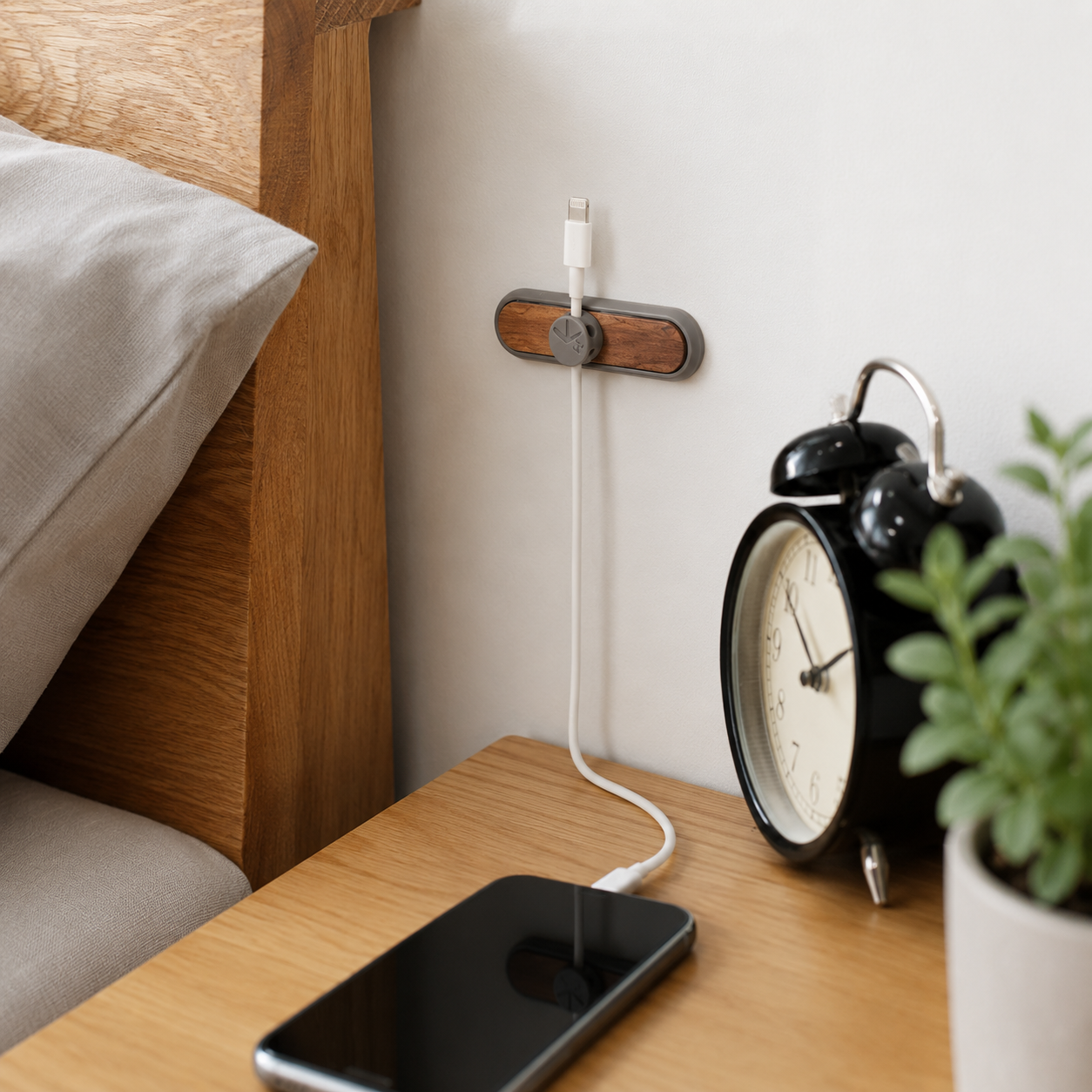 Magnetic Cable Organizer Clips – Desktop Cord Holders