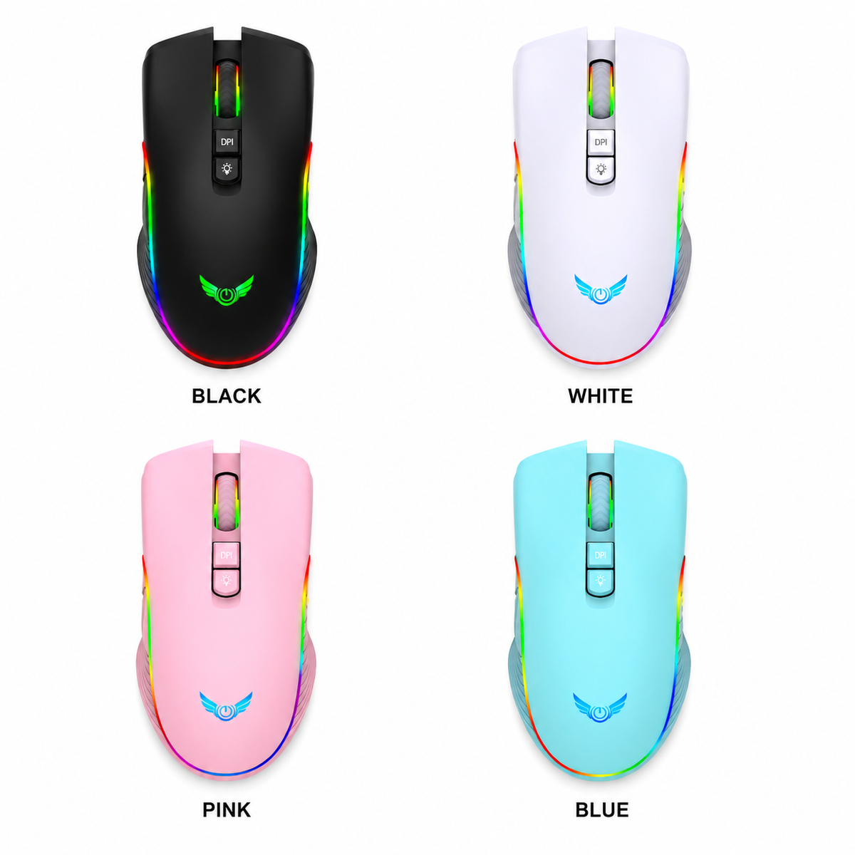 Rechargeable RGB Wireless Gaming Mouse