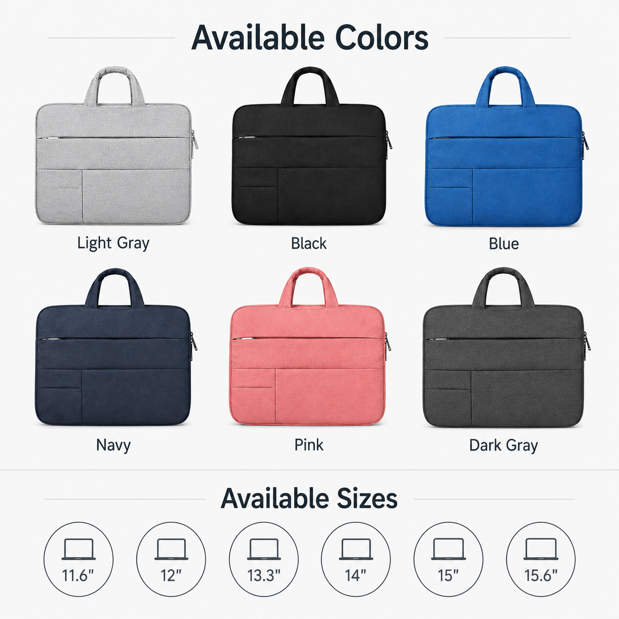 Business Laptop Bag Sleeve for Work, School & Travel