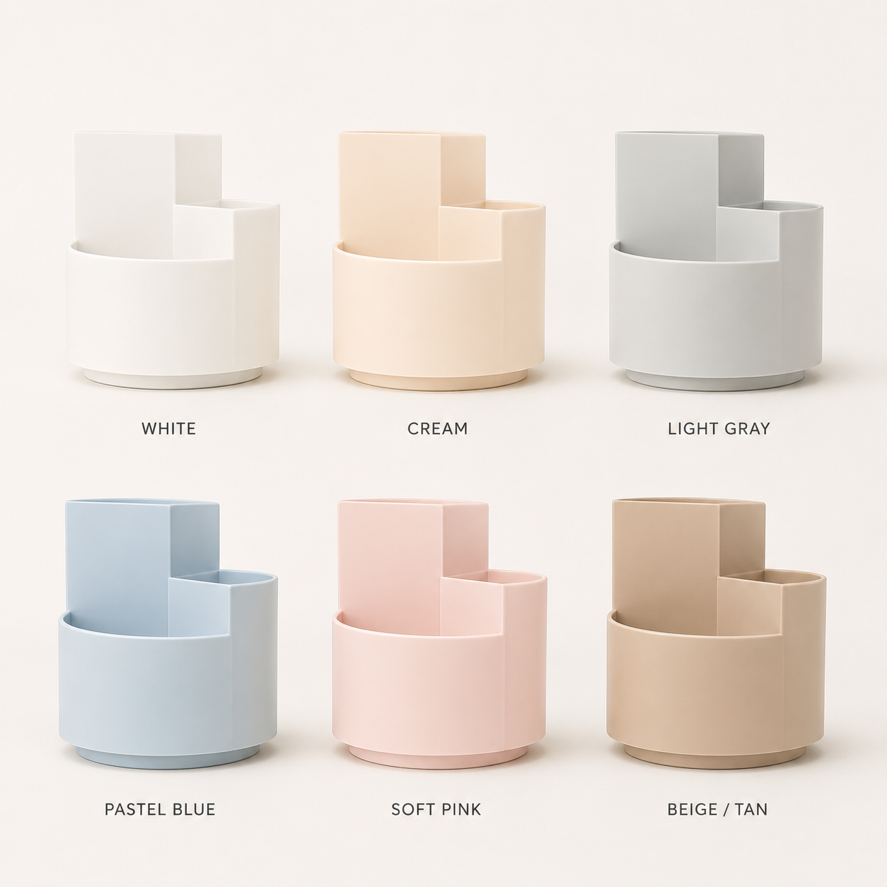 Rotating Desktop Pencil Holder | Multi-Compartment Desk Organizer