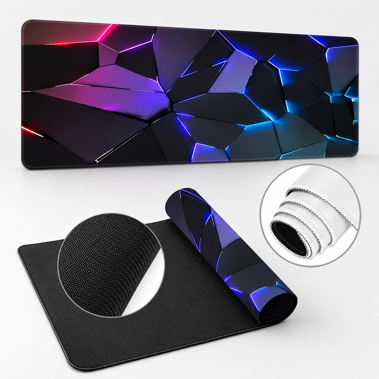 Abstract Mouse Pad – Stylish Desk Mat for Office & Gaming Setups