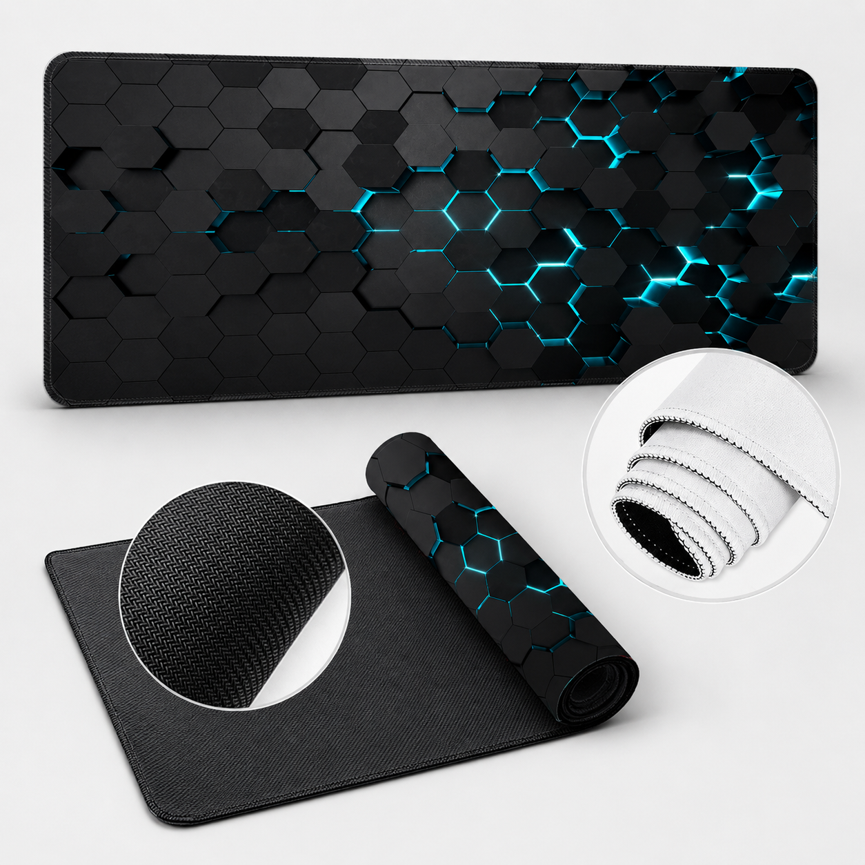 Abstract Mouse Pad – Stylish Desk Mat for Office & Gaming Setups