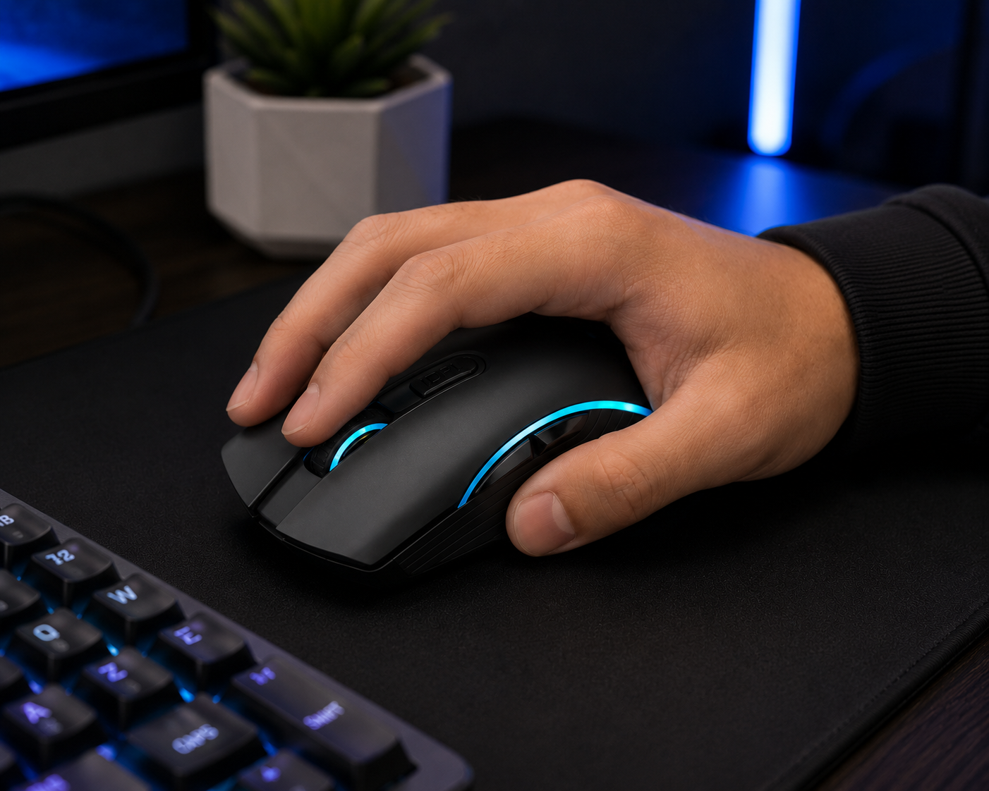 Rechargeable Wireless Bluetooth Gaming Mouse