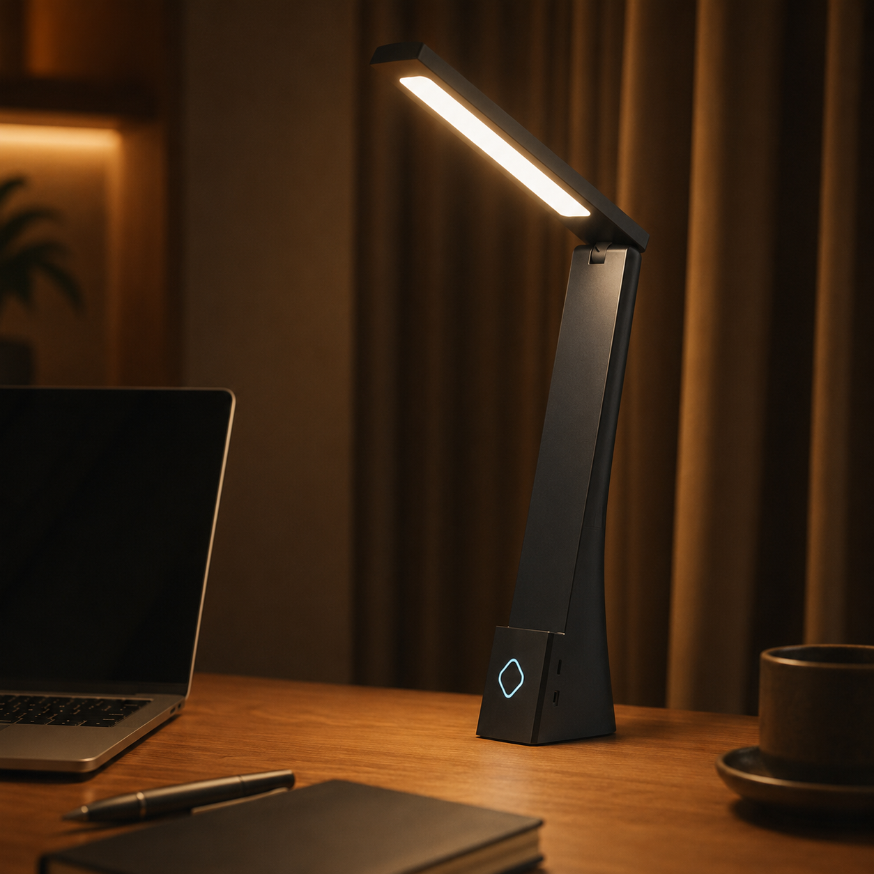 Foldable LED Desk Lamp with Touch Control