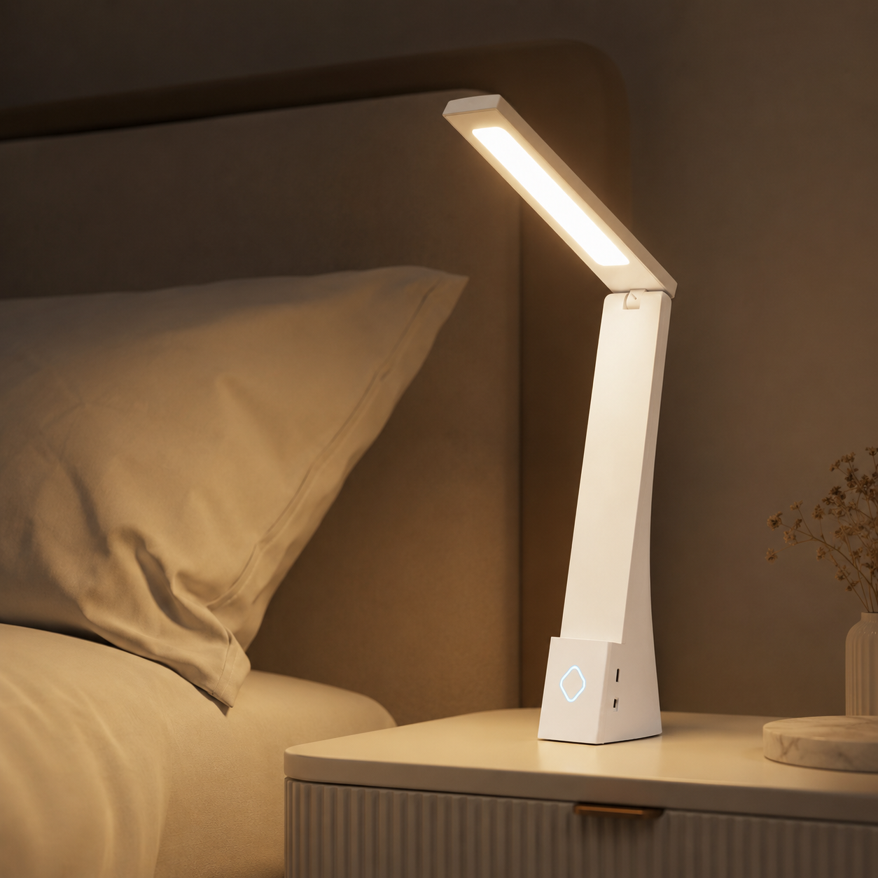 Foldable LED Desk Lamp with Touch Control