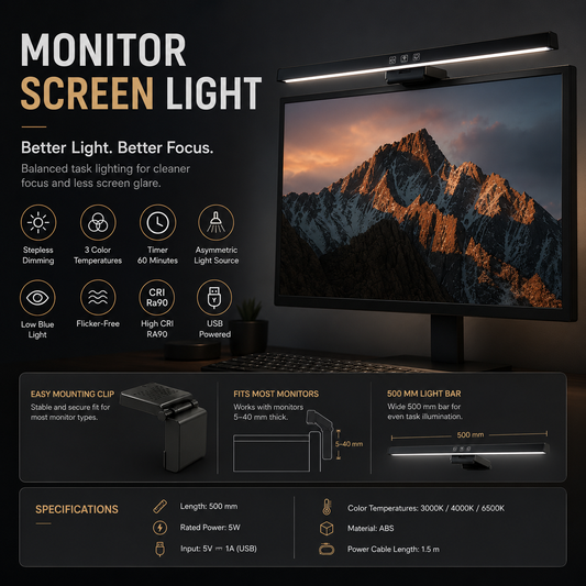 LED Monitor Light Bar