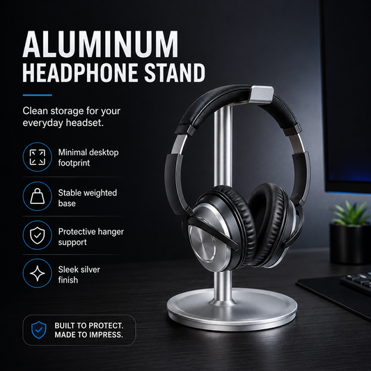 Headphone metal computer headset stand